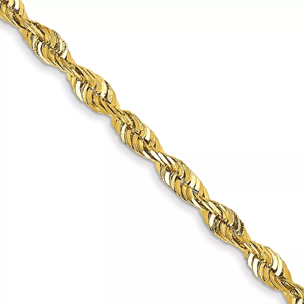 10k 2.25mm Extra-Light D/C Rope Chain