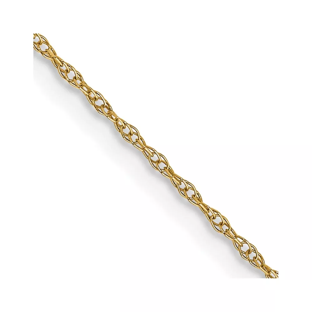 10k .6 mm Carded Cable Rope Chain