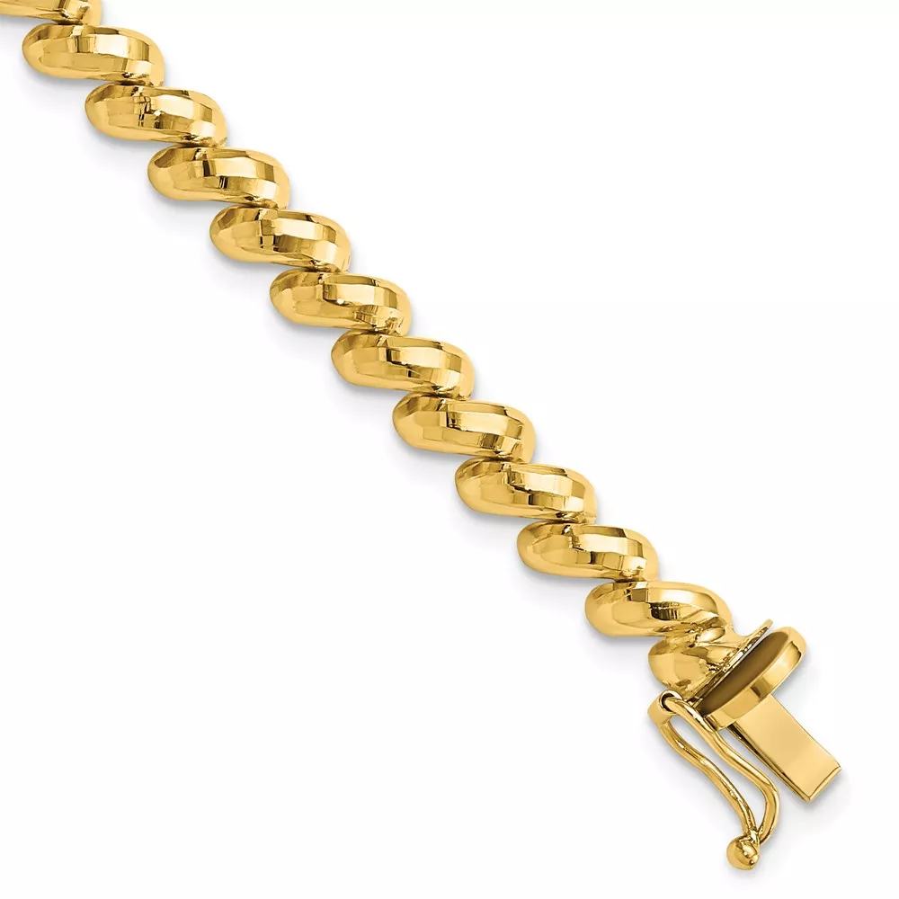 10k Faceted San Marco Bracelet