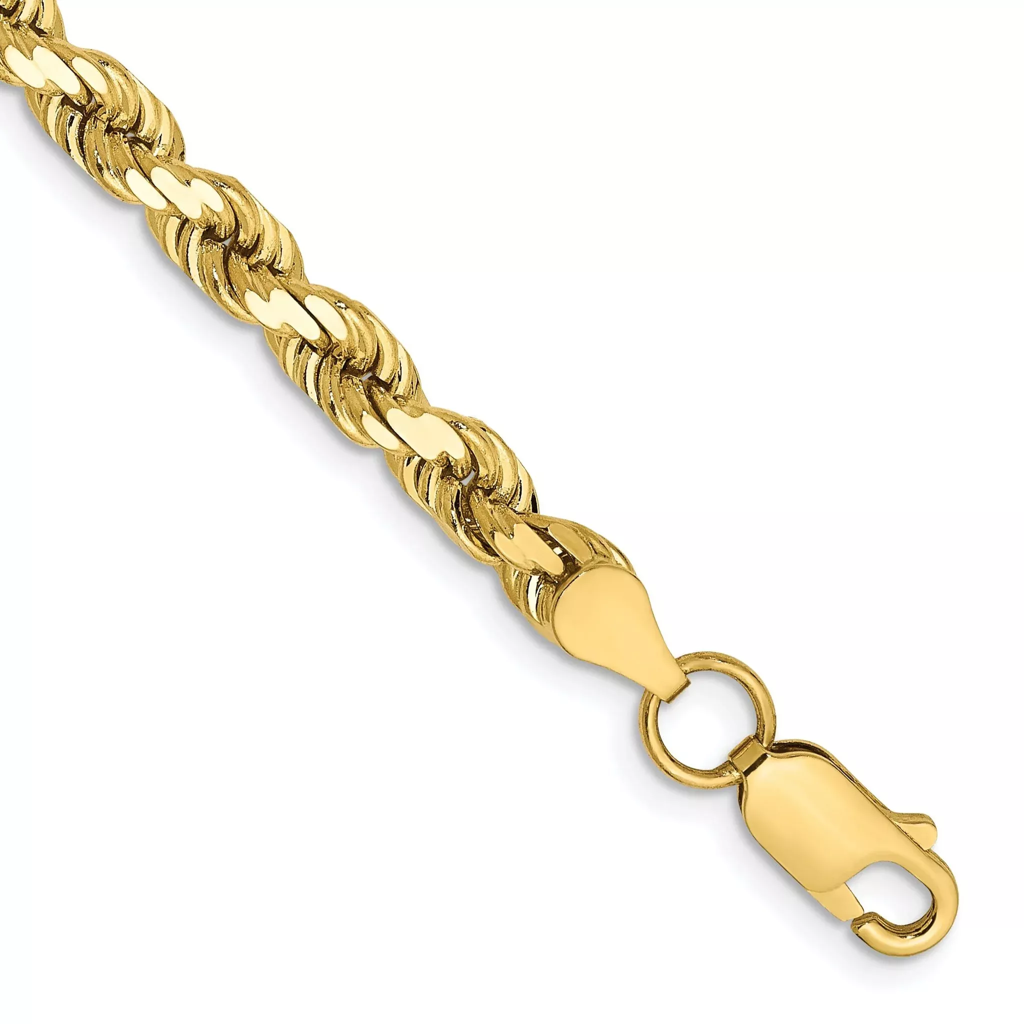 10K Yellow Gold 4.5mm Rope Chain