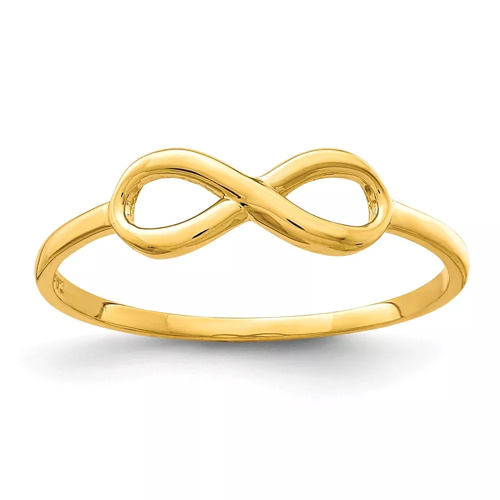 10K Yellow Gold Ininfity Ring