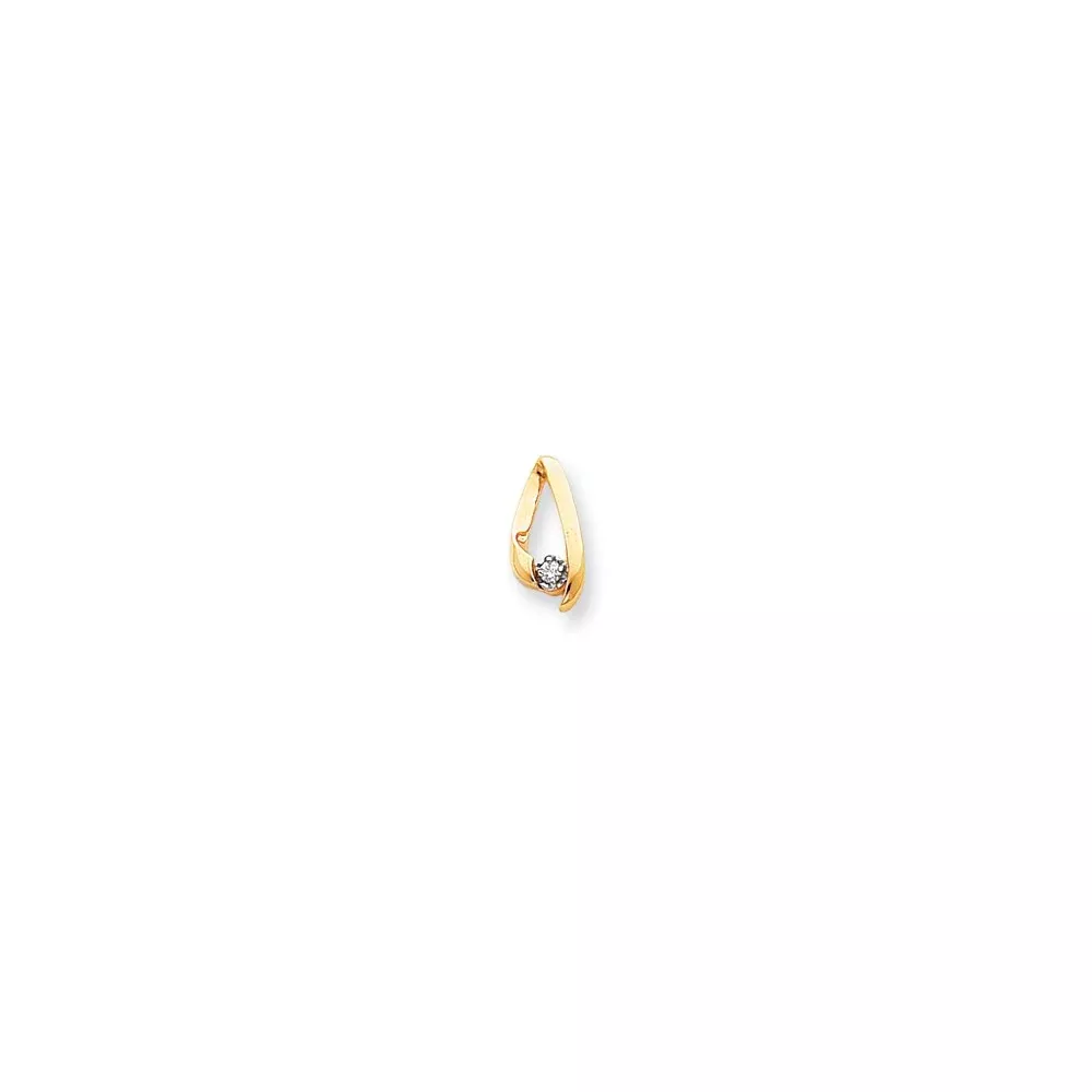 14k A Diamond chain slide