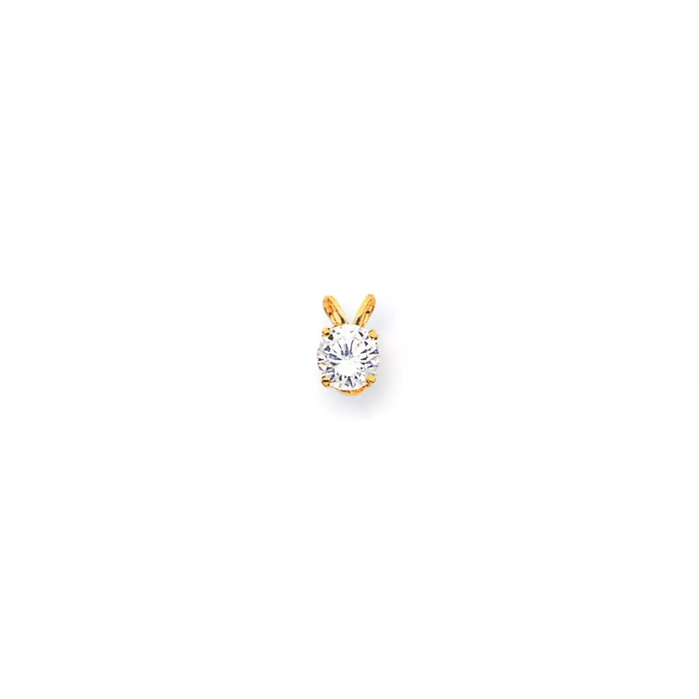 14k A Diamond pendant
