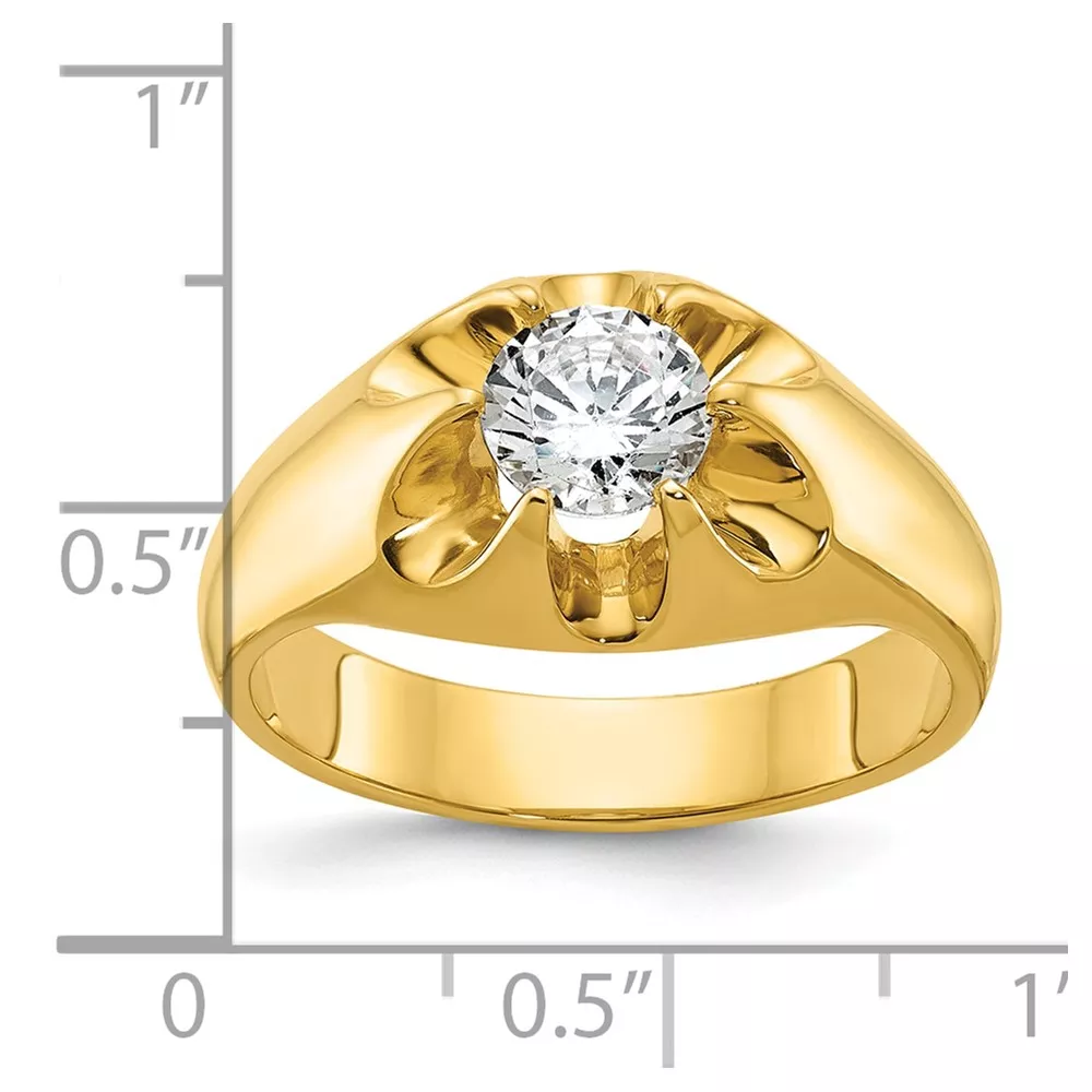 14k IBGoodman Men’s Diamond Ring Mounting