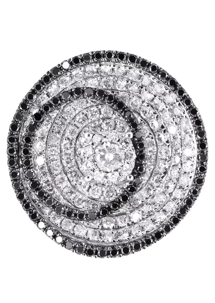 14K Ladies Black Diamond Cocktail Ring | 1.49 Carats | 10.22 Grams