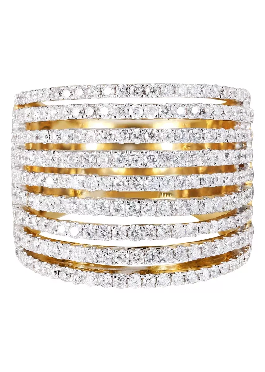 14K Ladies Diamond Cocktail Ring | 2.18 Carats | 13.92 Grams