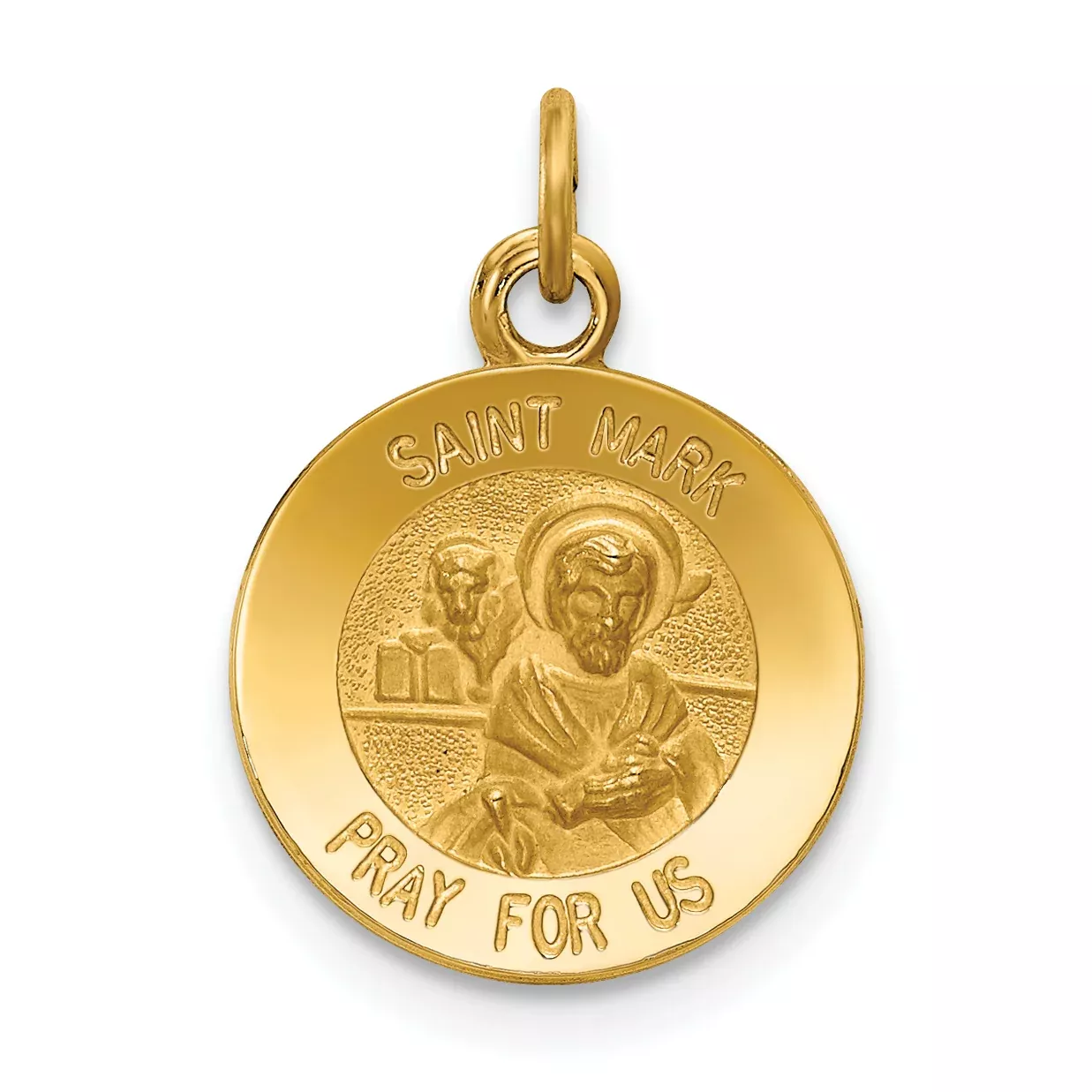 14K Saint Mark Medal Charm