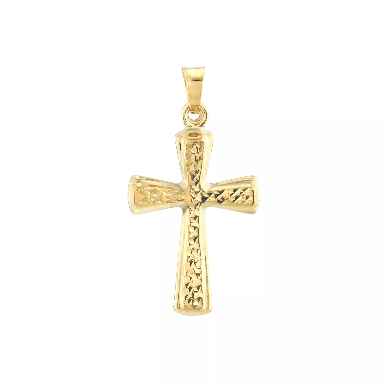 14mm Diamond Cut Center Cross