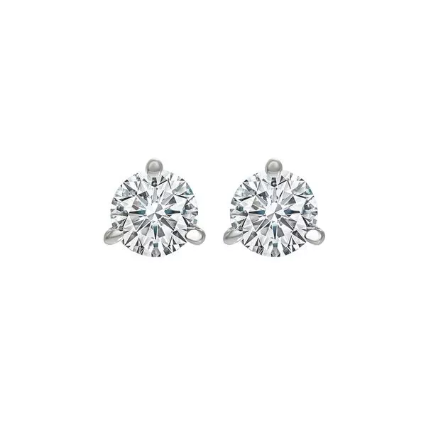 18Kt White Gold Diamond 5/8Ctw Earring