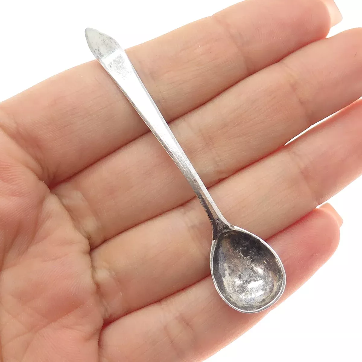 875 Silver Antique Art Deco Estonia Salt & Spices Spoon