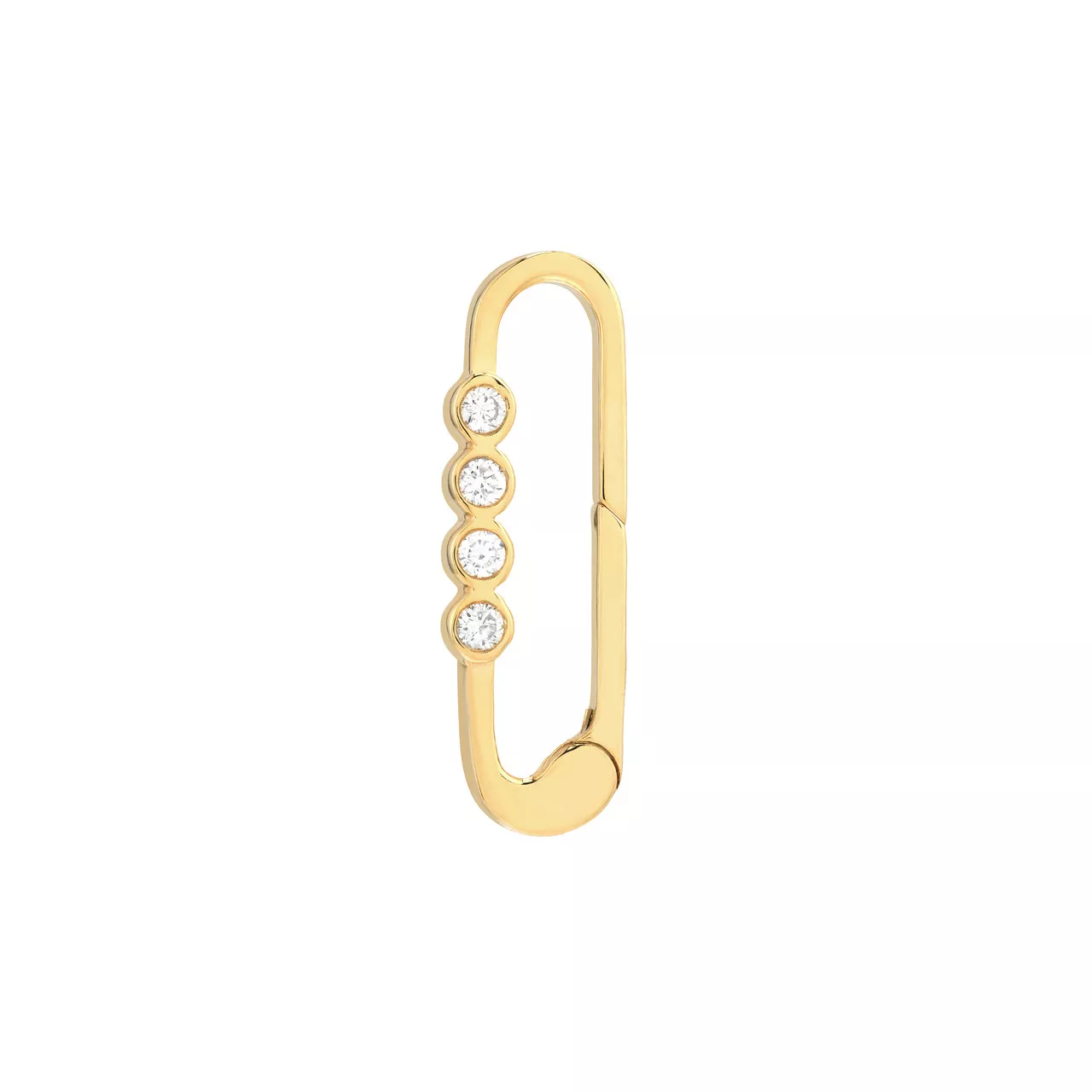 Diamond Designer Quartet Push Clasp