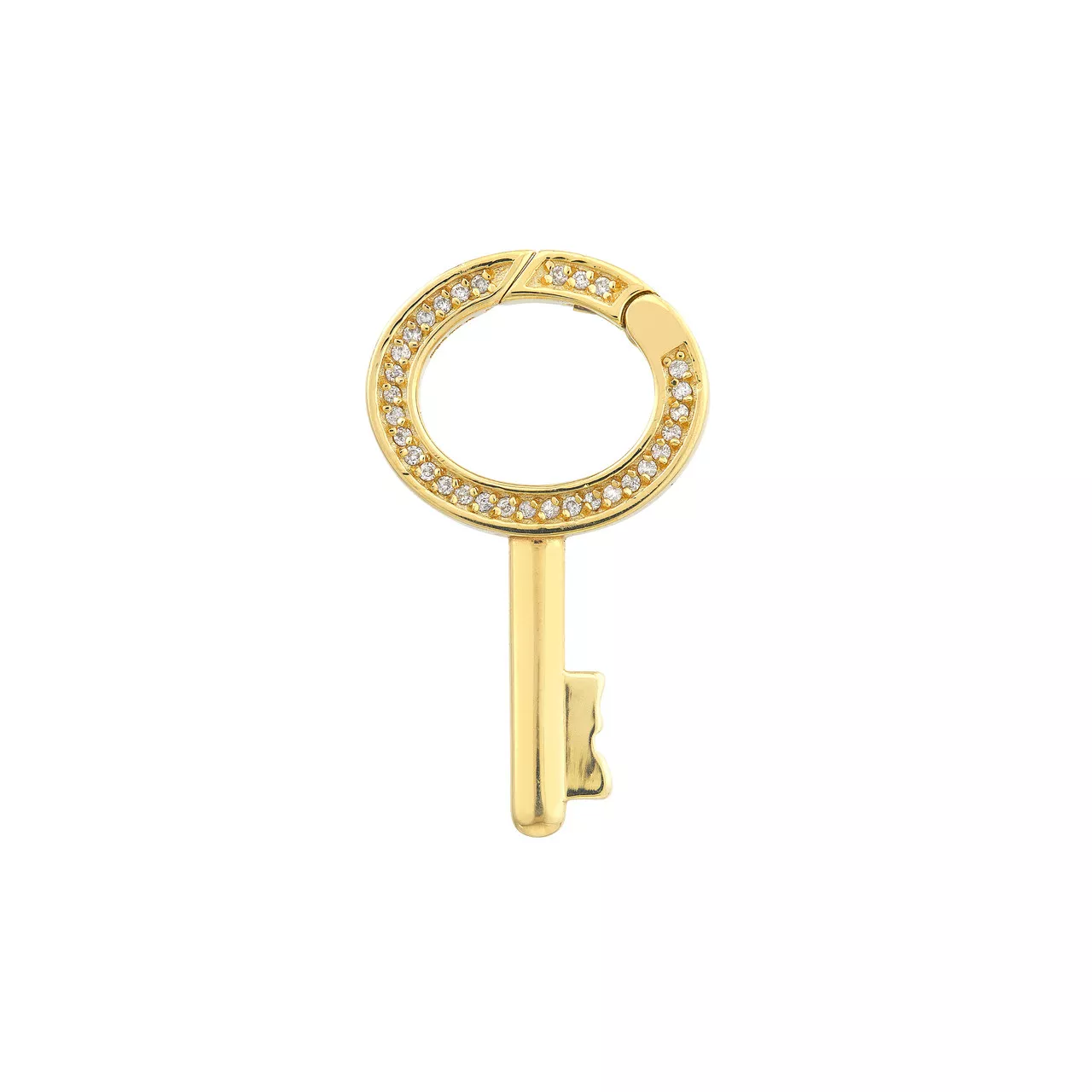 Diamond Oval Key Push Lock