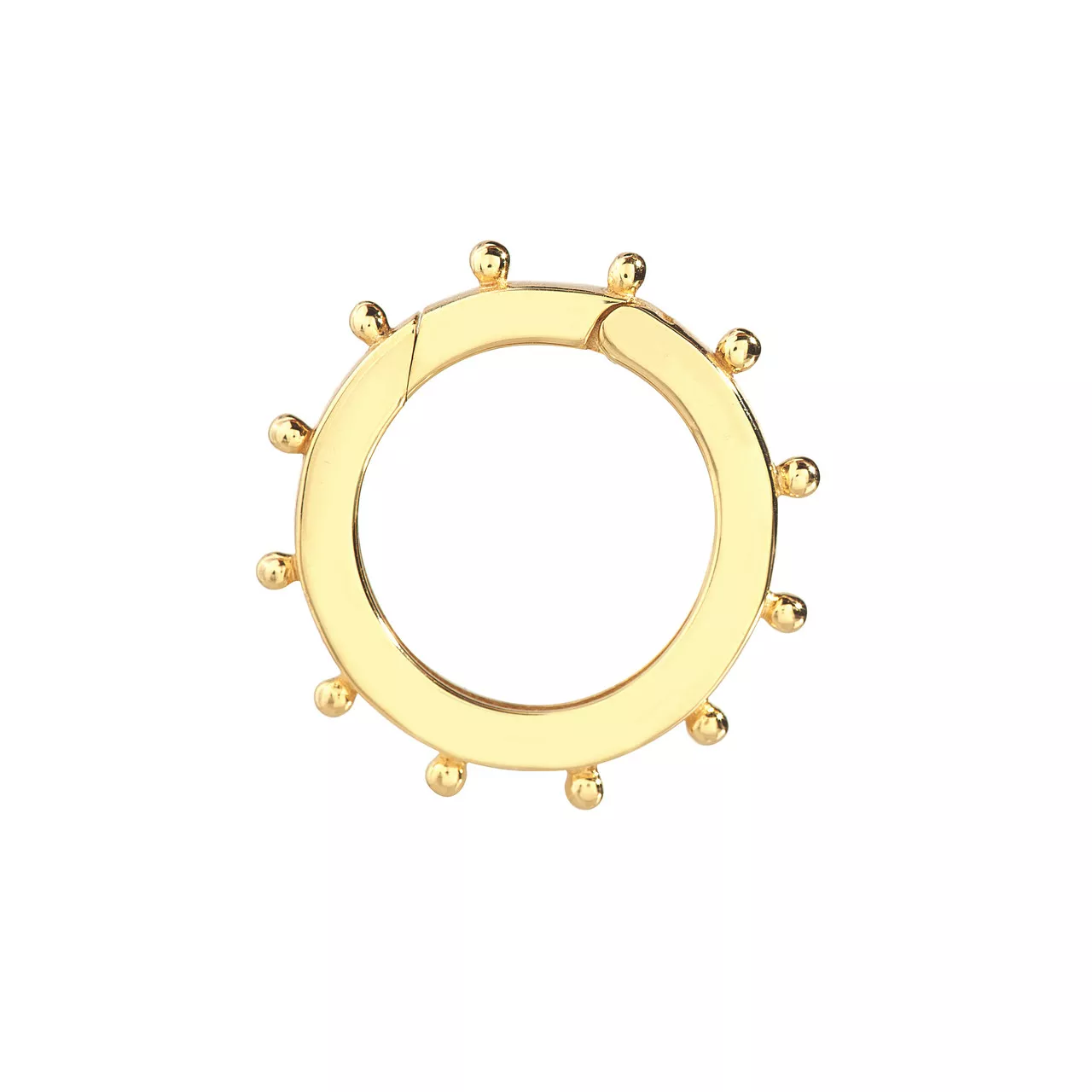 Large Round Push Lock Bead Element
