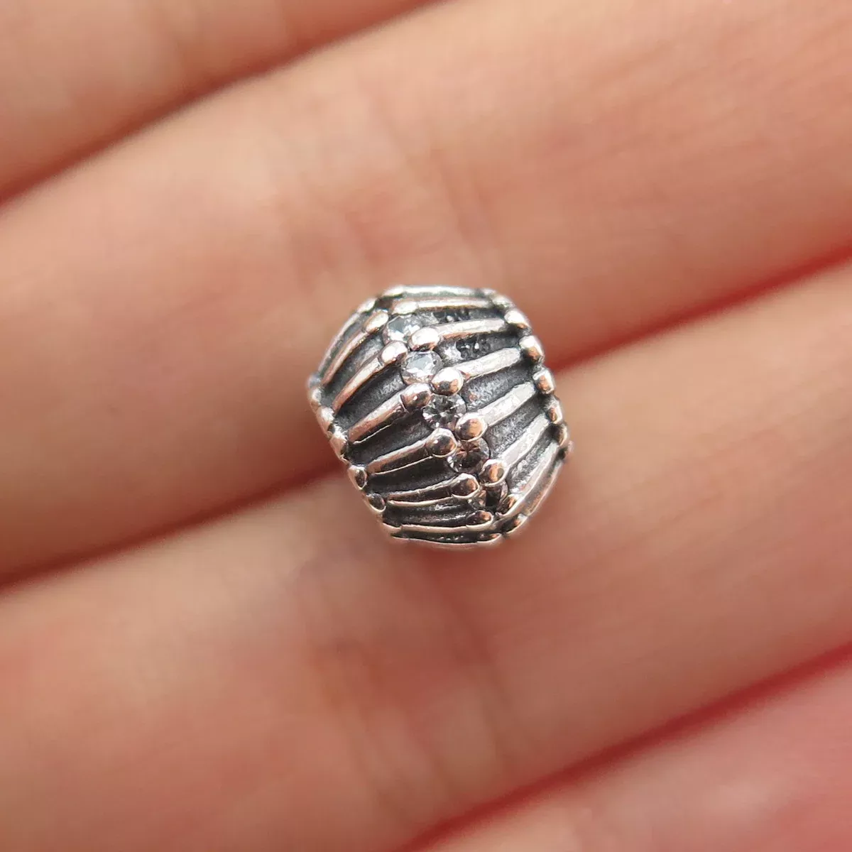 PANDORA 925 Sterling Silver Show Stopper Slide Bead Charm