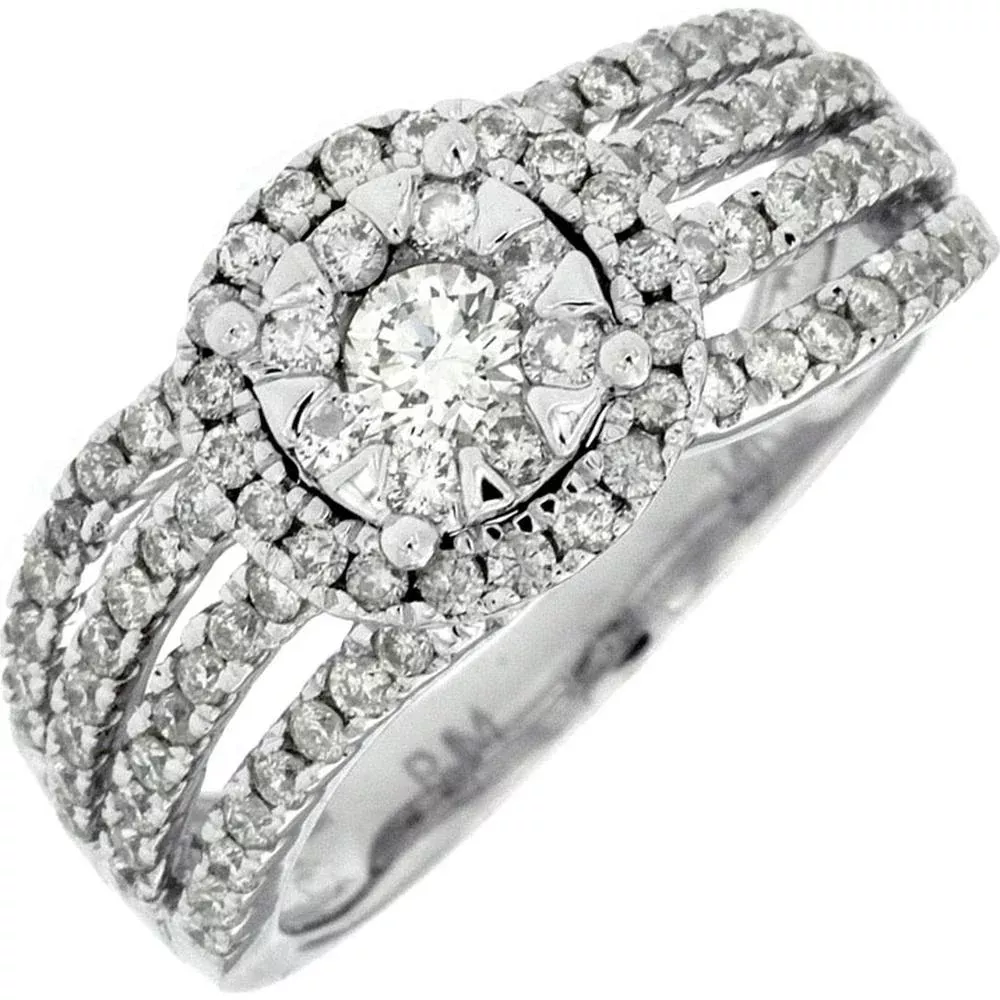 Royal Timeless 14K White Gold 1.00 Carat Diamond Engagement Ring