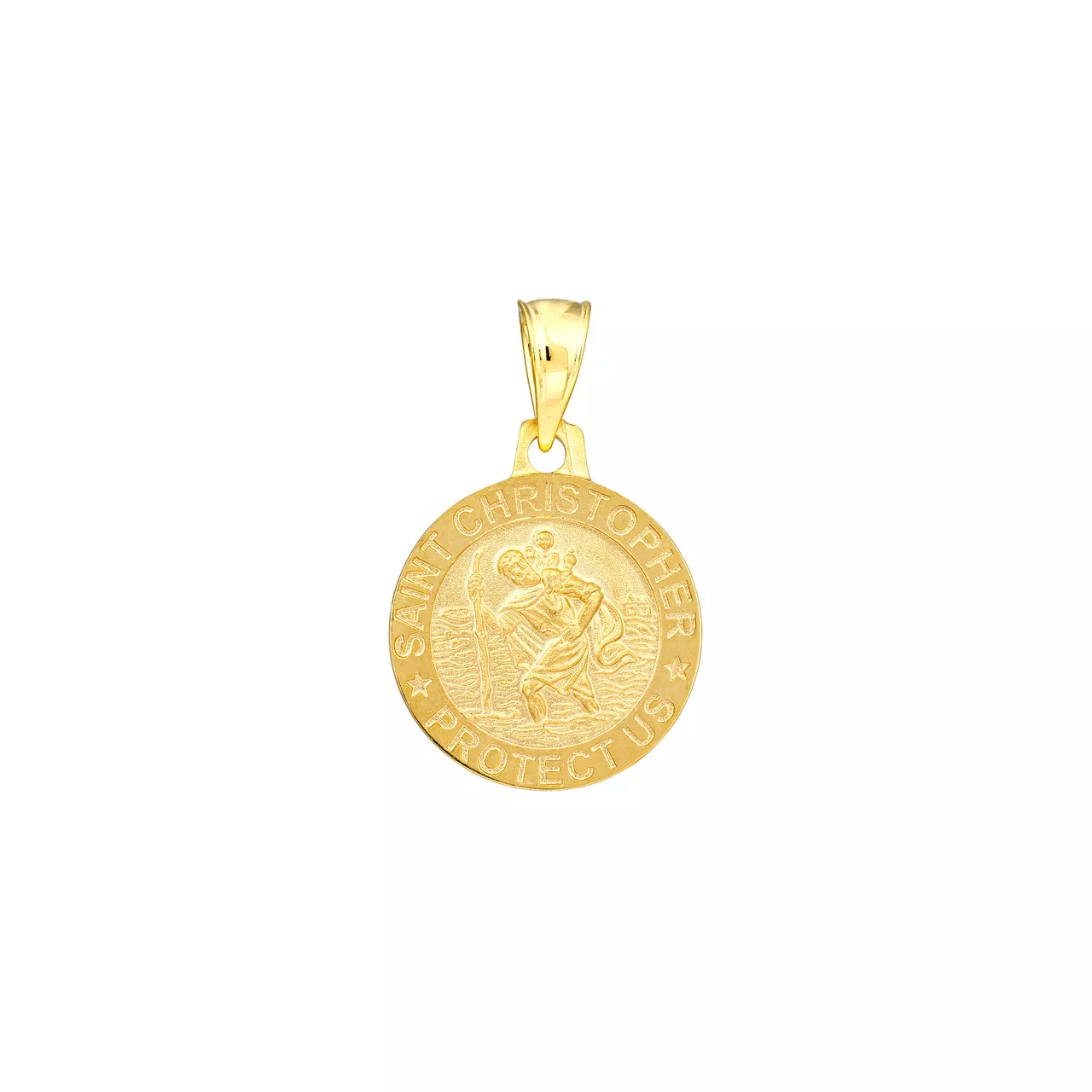 Small Round St Christopher Medal