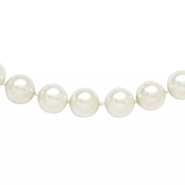 Sophia Jewelers Majestik 36 Shell Pearl Hand-knotted Beaded Necklace