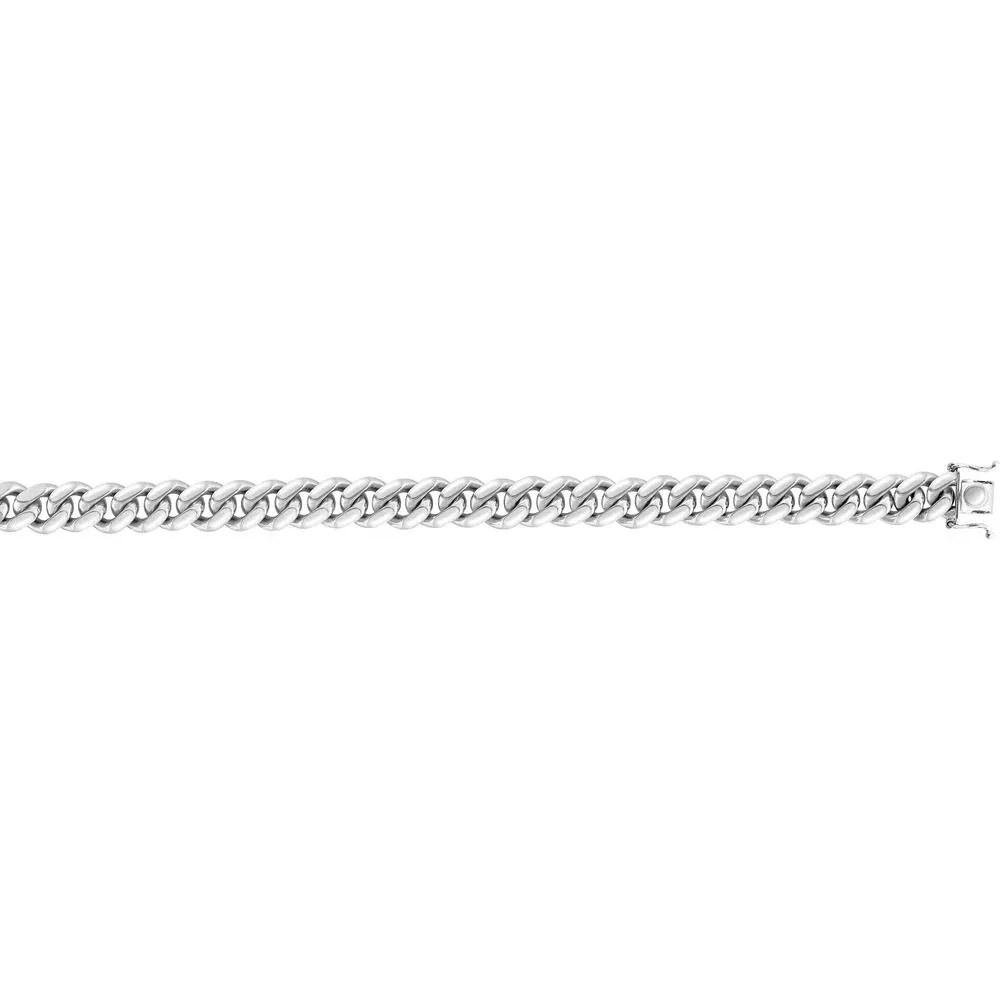 Sterling Silver 9.8mm Miami Cuban Chain with Box Lock - 26" by Orozza Fine Jewelry