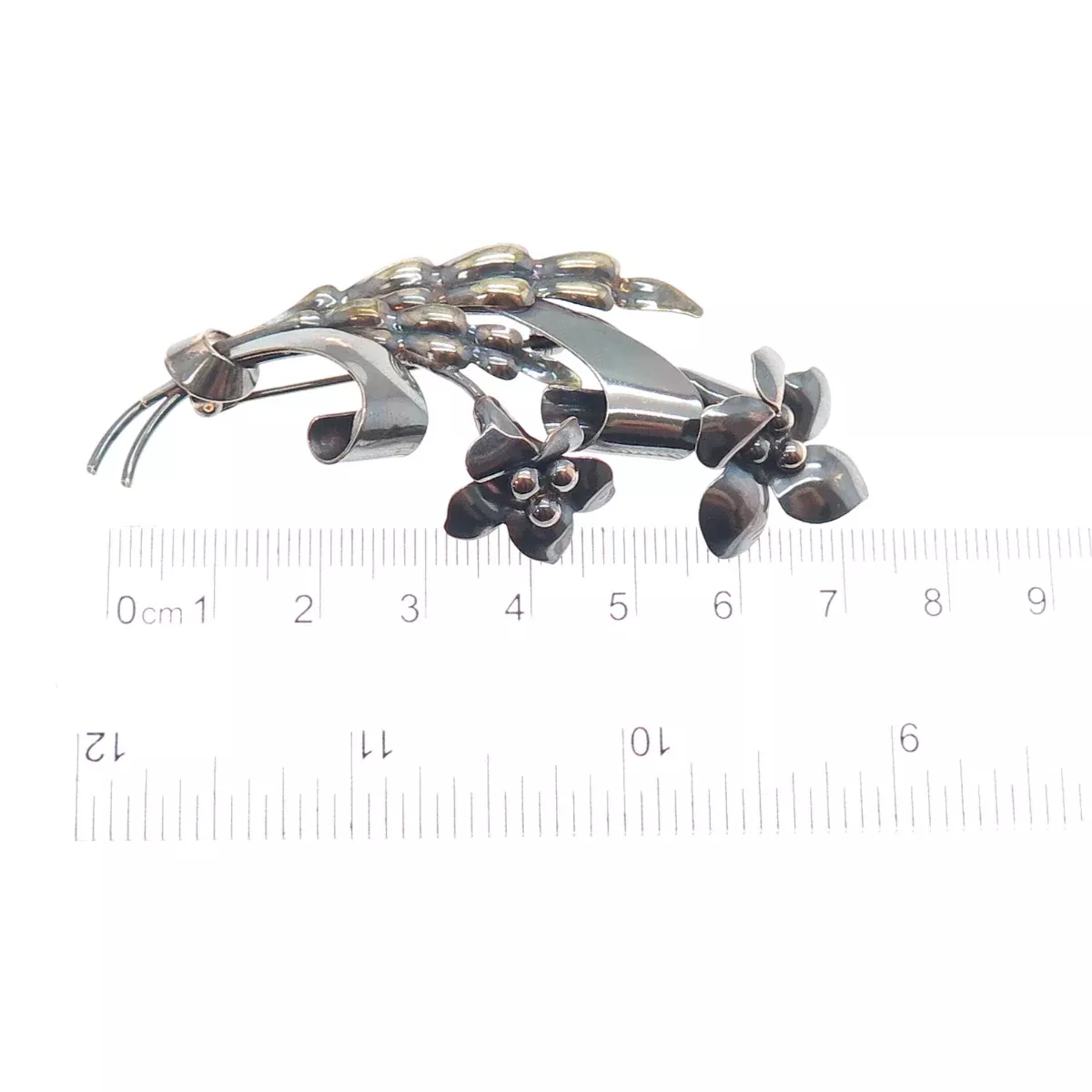 A&Z HAYWARD 925 Sterling Silver 1 /20 12K Gold Filled Vintage Flower Pin Brooch